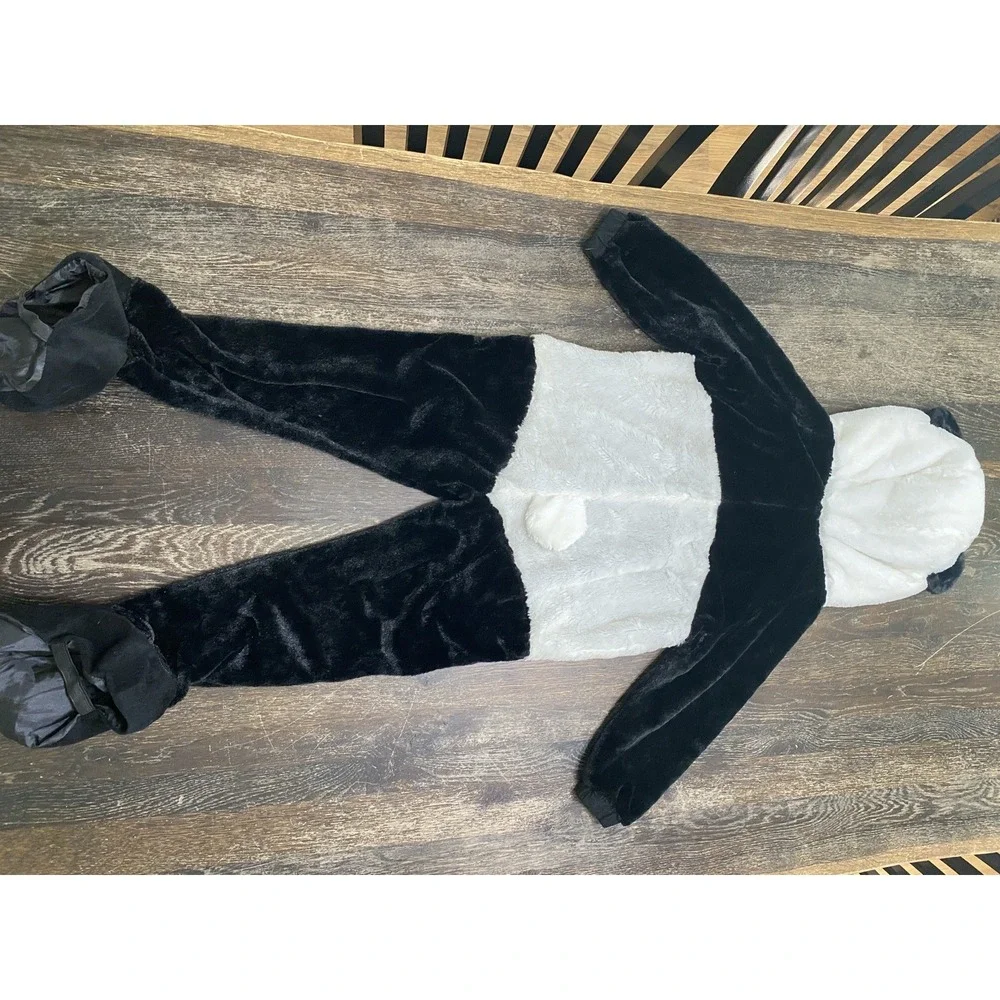 Kids Panda Bear Costume Sz 4-5T Wild Animal Halloween Dress Up
